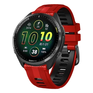 สองสีสําหรับผู้เบิกทาง Garmin 970/965/955/945 สร้อยข้อมือซิลิโคนเครื่องมือ + พินสําหรับผู้เบิกทาง Garmin 935 สายรัดข้อมือทดแทน