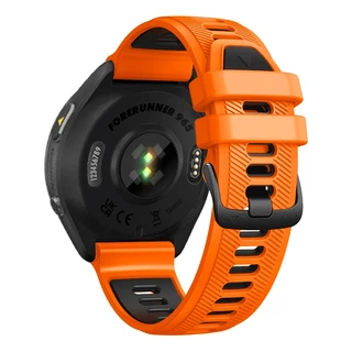 สองสีสําหรับผู้เบิกทาง Garmin 970/965/955/945 สร้อยข้อมือซิลิโคนเครื่องมือ + พินสําหรับผู้เบิกทาง Garmin 935 สายรัดข้อมือทดแทน