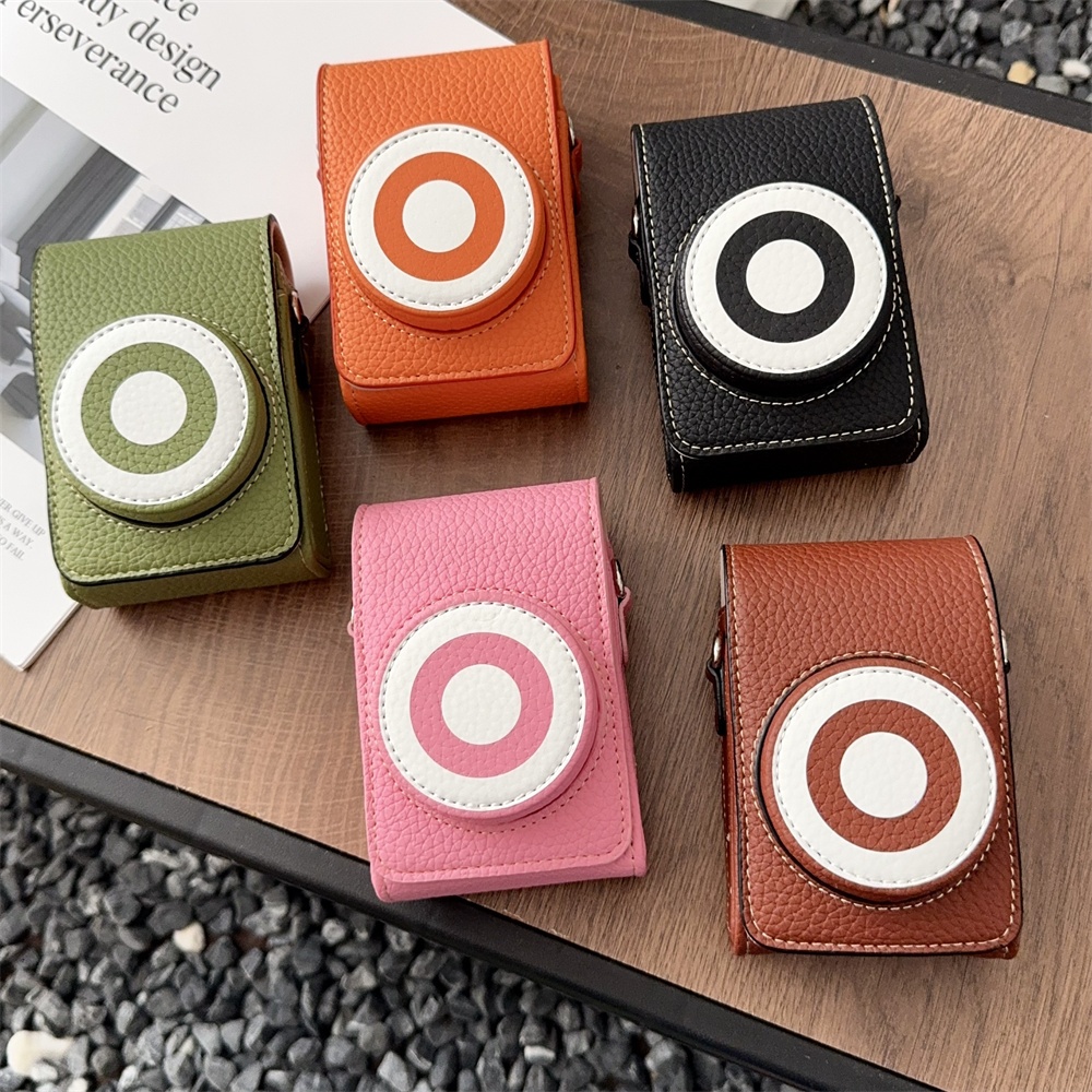 GR3/GR3X/GR4/G7X2/G7X3 กระเป๋ากล้องหนัง PU กระเป๋าสะพายสําหรับกล้อง Mirrorless RX100/ZV1/ZV1F/ZV1M2/