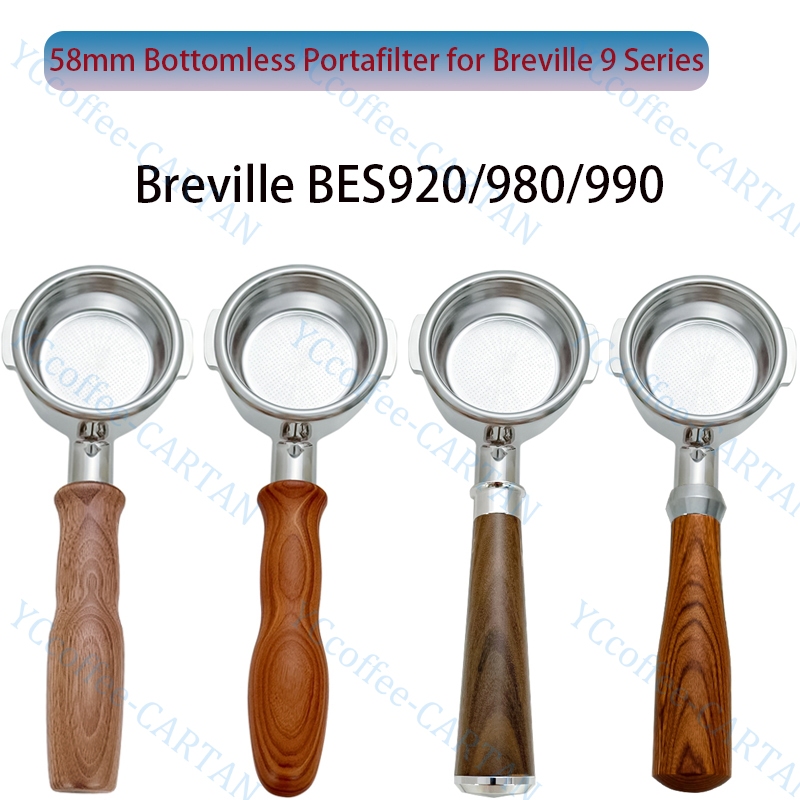 Breville 9 Series BES920/980.990 Coffee Bottomless Handle 58mm portafilter