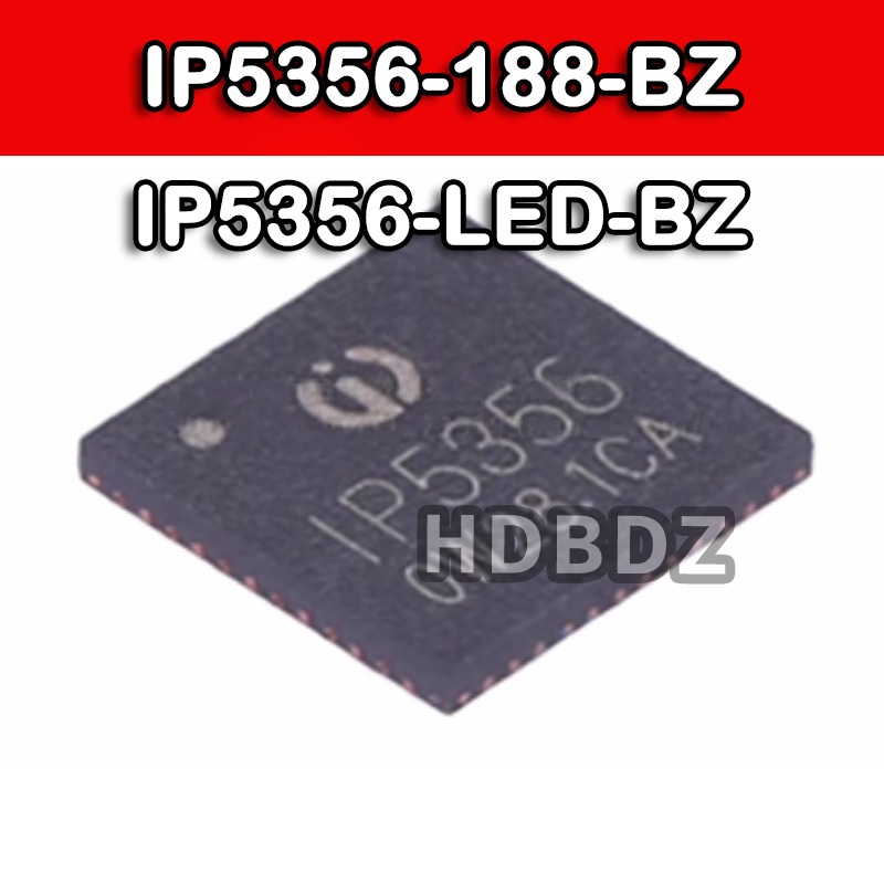 1~5PCS IP5356-188-BZ IP5356-LED-BZ QFN40 IP5356  ชิปไฟ IC SMD