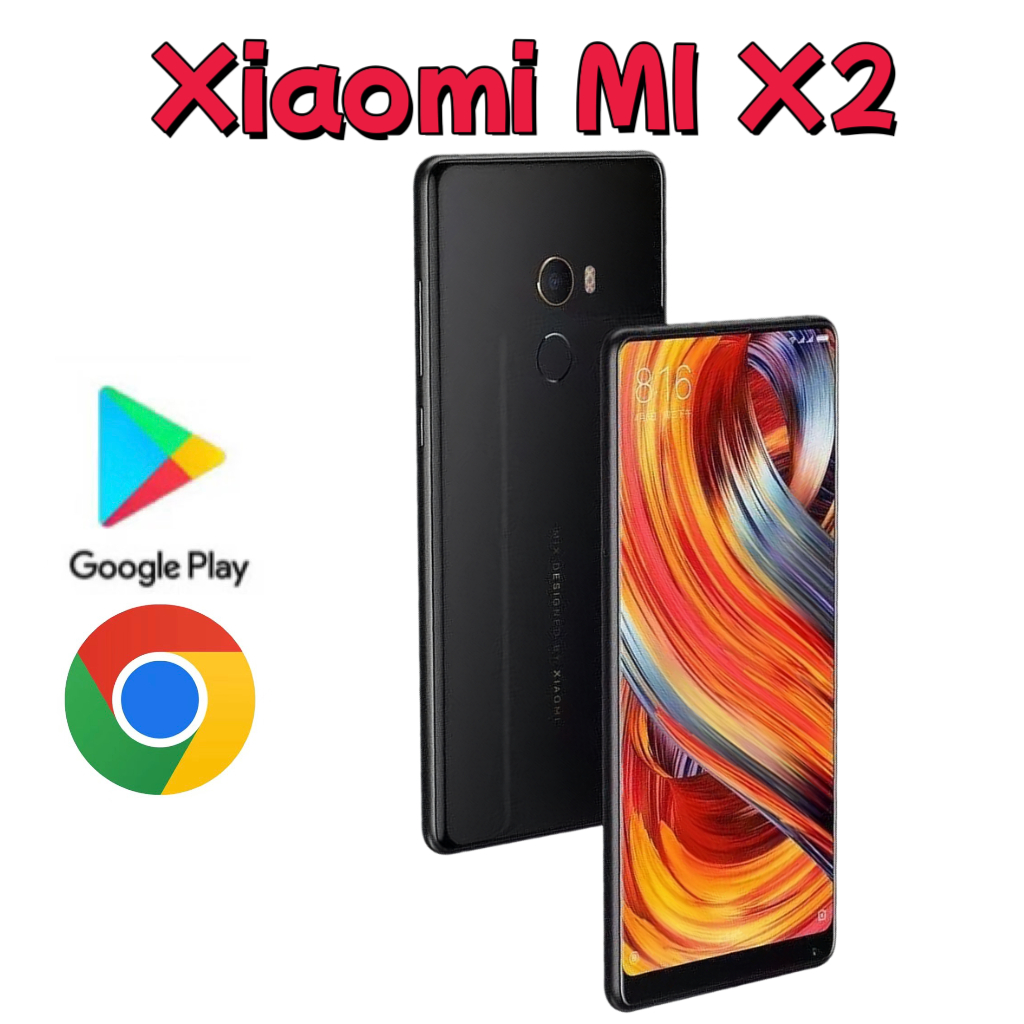 สมาร์ท Xiaomi MIX 2 Original 4G โทรศัพท์ 6+128GB 5.99 นิ้ว 3400 mAh 12MP โทรศัพท์มือสอง 90% ใหม่