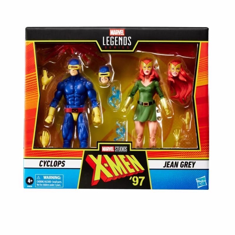 ชุด 6 นิ้ว Hasbro Marvel X-Men: Cyclops และแอ็คชั่นฟิกเกอร์ Jean Grey