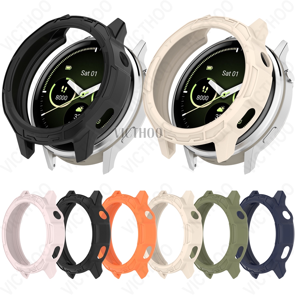 เคสกันกระแทก TPU ครึ่งหน้าจอกรอบป้องกันสําหรับ Garmin Venu 4 45mm / Venu 4 41mm