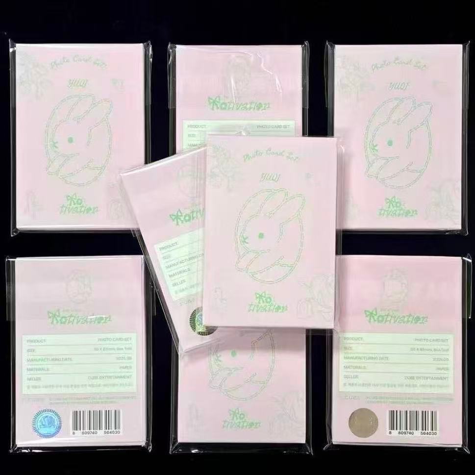 Song YUQI YUQI solo2 Flash Photocard YUQI สร้างแรงบันดาลใจเดี่ยวใหม่ล่าสุดที่ยังไม่ได้เปิด