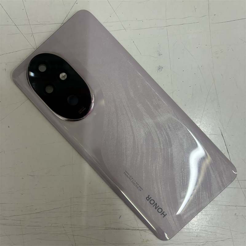 Honor200 ฝาหลังแบตเตอรี่สําหรับ Honor 200 ELI-NX9 กระจกด้านหลังเปลี่ยนโทรศัพท์อะไหล่ซ่อม + เลนส์กล้อ