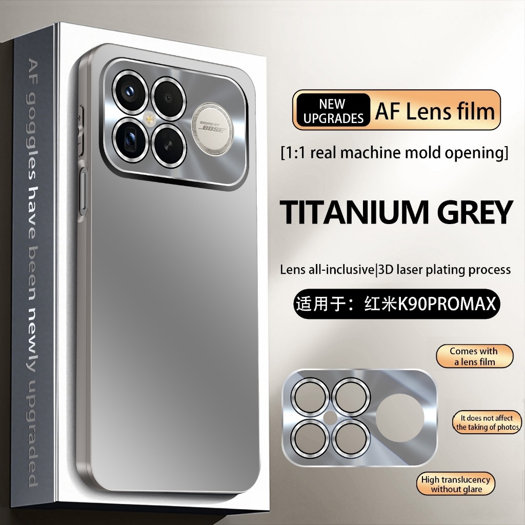 สําหรับ Xiaomi Redmi K90 K90 Pro Max หมายเหตุ 15 15 Pro K80 Ultra K80 Pro กรณีโลหะ frosted ป้องกันปก