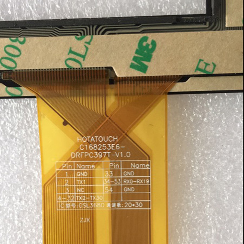 สําหรับ C168253E6-DRFPC397T-V1.0 หน้าจอสัมผัส Digitizer แท็บเล็ตใหม่เปลี่ยนซ่อม