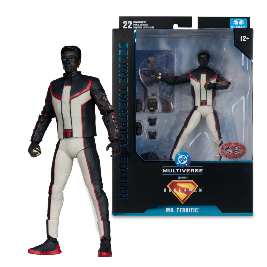 McFarlane Toys คุณ Terrific (Superman Movie) Deluxe Theatrical Edition (Red Platinum Edition) โมเดลแ