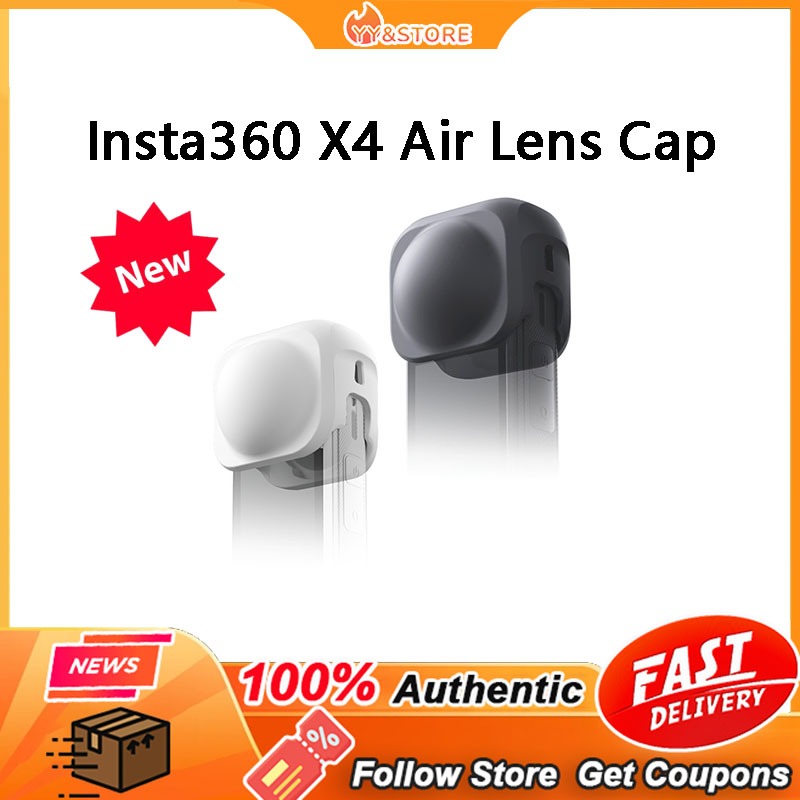 [ต้นฉบับ] Insta360 X4 Air Lens Cap ฝาครอบซิลิโคนยางป้องกันสําหรับ Insta 360 X4 Air เลนส์พรีเมี่ยมอุปกรณ์เสริมเดิม