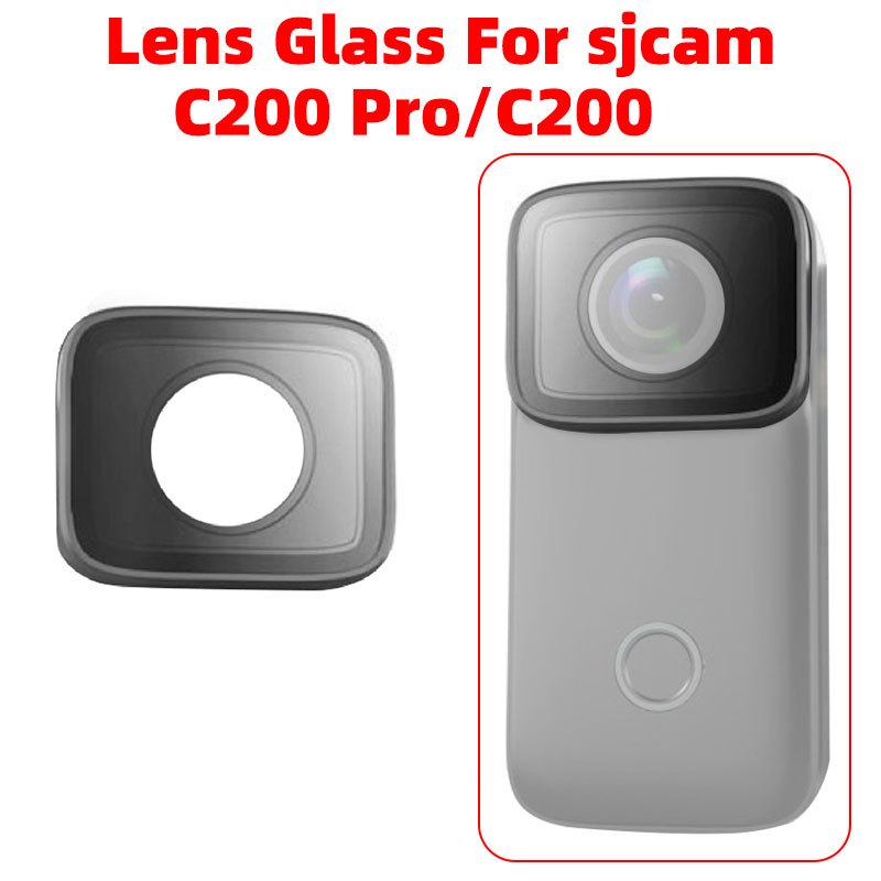 SJCAM UV เลนส์แก้วสําหรับ SJCAM C200 / C200 Pro Protector ฝาครอบเลนส์เปลี่ยน Protetive Action อุปกรณ