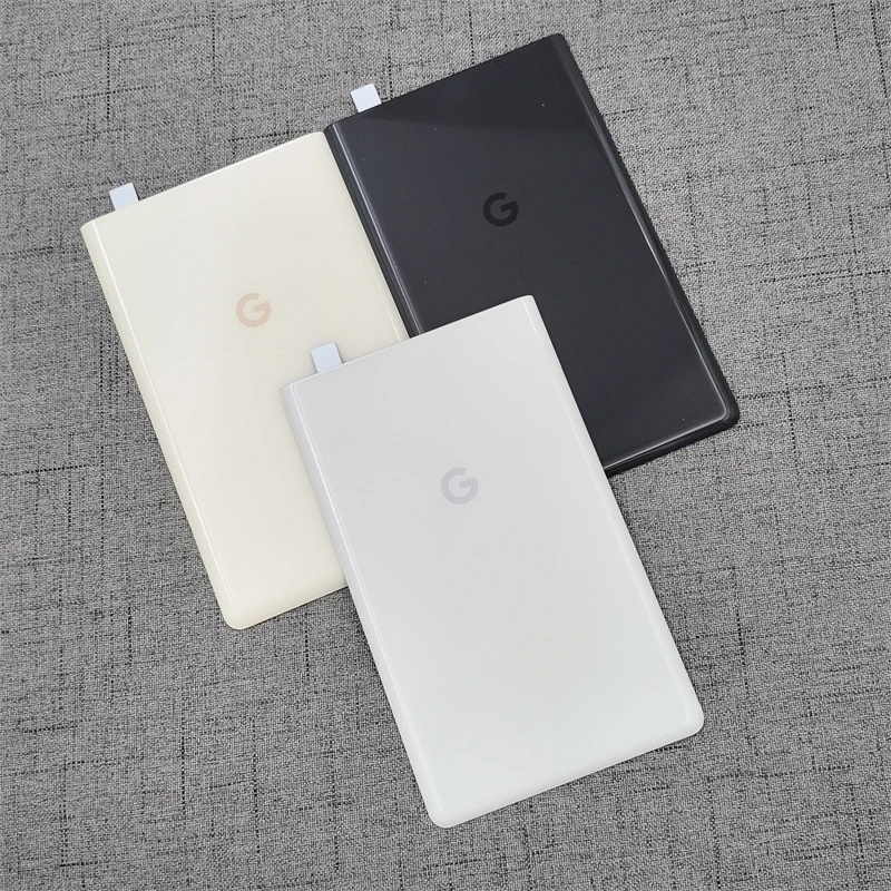 Google Pixel 6 Pro 6Pro GLUOG G8VOU GF5KQ แก้วฝาหลังแบตเตอรี่ด้านหลังแผงซ่อมเปลี่ยนชิ้นส่วนกาวโลโก้