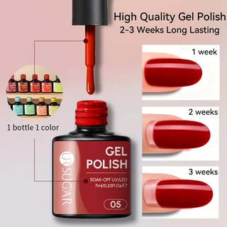 UR SUGAR สีทึบเจลยาทาเล็บ 100 สีสีน้ําตาลเล็บเจล Soak Off UV LED เจลกึ่งถาวร Glitter เคลือบเงาสําหรับเล็บเล็บ Salon GEL