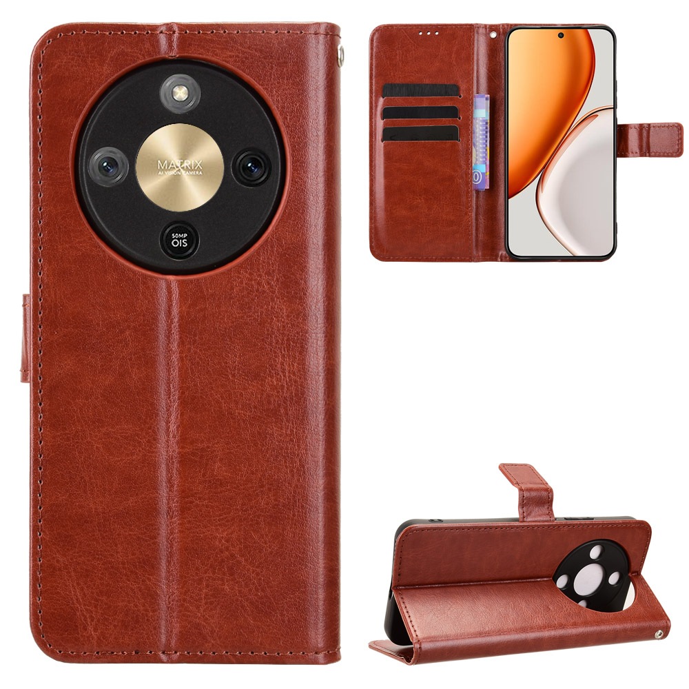 เคสโทรศัพท์หนังแบบฝาพับสําหรับเคส Honor X9D 5G พร้อมขาตั้งและช่องเสียบการ์ดกระเป๋าสตางค์ในตัว