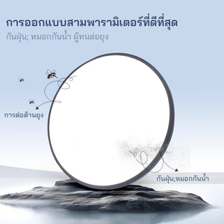 3 สี, โคมไฟเพดาน LED ปรับได้ 20w 48w โคมไฟเพดานทรงกลมสําหรับห้องนอน, ห้องครัว, โคมไฟ, ไฟ Baozi