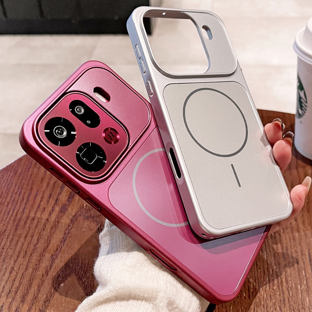 สําหรับ OPPO Find X9 / X9 Pro / X9s Pro / X9 Ultra Casing Electroplating Frame Matte PlasticI Hard Back Phone Case Cover ราคา ถูกที่สุด ดีลบีเคเค