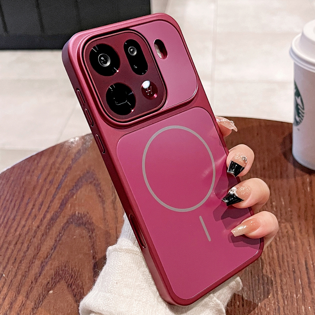 สําหรับ OPPO Find X9 / X9 Pro / X9s Pro / X9 Ultra Casing Electroplating Frame Matte PlasticI Hard Back Phone Case Cover ราคา ถูกที่สุด ดีลบีเคเค แกลเลอรีภาพที่ 3