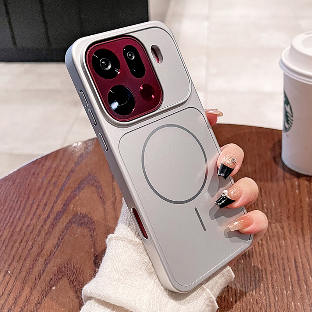 สําหรับ OPPO Find X9 / X9 Pro / X9s Pro / X9 Ultra Casing Electroplating Frame Matte PlasticI Hard Back Phone Case Cover ราคา ถูกที่สุด ดีลบีเคเค แกลเลอรีภาพที่ 5