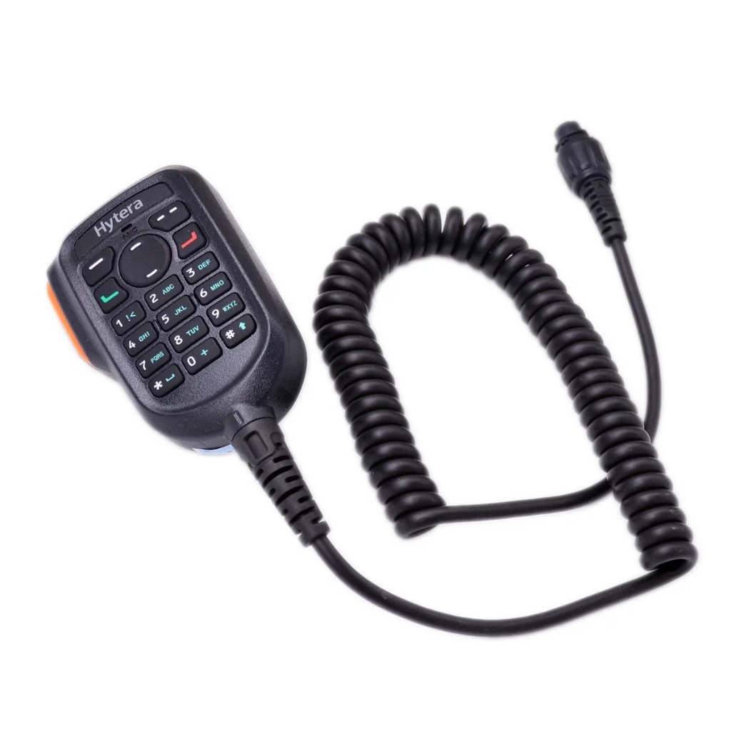 Hytera SM19A1 ไมโครโฟนมือถือพร้อมปุ่มกด IP54 กันน้ําสําหรับ HYT MD785 MD785G MD625 RD985 DMR วิทยุ P