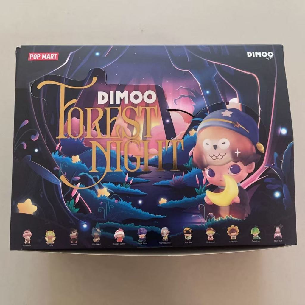 DIMOO Forest Night Series เครื่องประดับรูปเปิดกล่องเปิดกระเป๋า