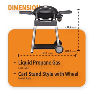 เตาย่างบาร์บีคิวแก๊สกลางแจ้ง 10,000 บีทียู Camping BBQ Grill…