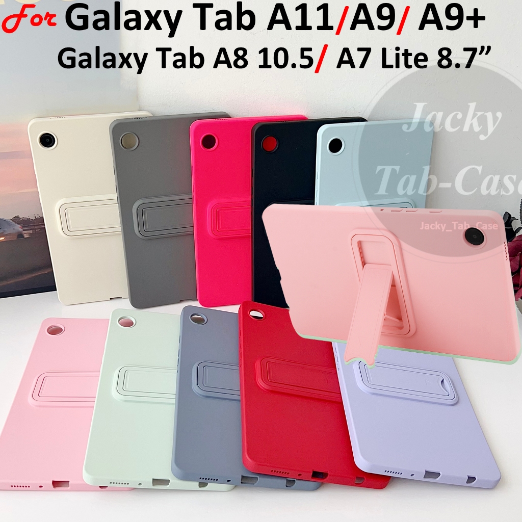 สําหรับ SAMSUNG Galaxy Tab A11 A9 A9 + Plus A8 A7 Lite แฟชั่น Macaron สีกรณีซิลิโคนอ่อนนุ่มปกหลัง 8.