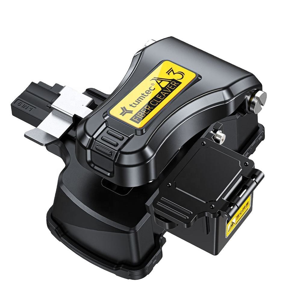 Tumtec A3 เครื่องตัดเส้นใยแบบขั้นตอนเดียว FTTH FTTT มุมตัด ≤0.5° เครื่องตัดเส้นใยความแม่นยำสูง