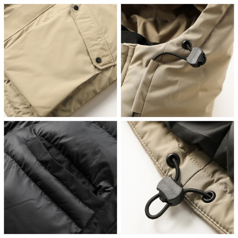 [สวมใส่ 40-100 กก.] ส-4เอ็กแอล แนวโน้มฤดูหนาว บวก ขนาด บวก ขนแกะหนา คลุมด้วยผ้า หลวมผ้าฝ้ายเสื้อผ้าผู้ชายสบายๆ กันลม ไขมันผ้าฝ้ายเสื้อผ้ - รูปที่ 6