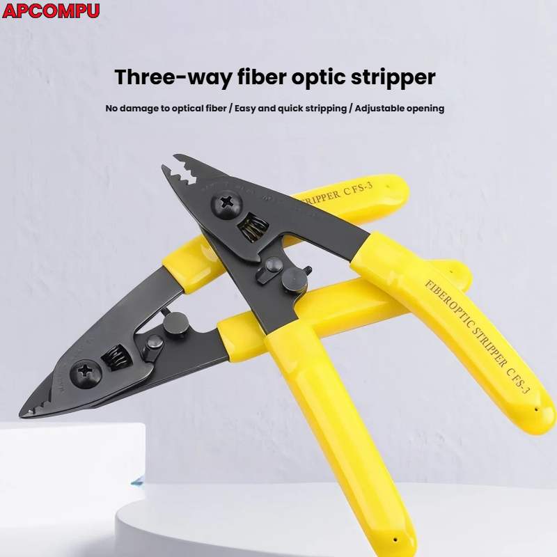Fiber Optical Stripper CFS3 คีมตัดสายเคเบิลสําหรับ Simplex และ Duplex OM2 OM3 OM4 OM5 Fiber Cable St