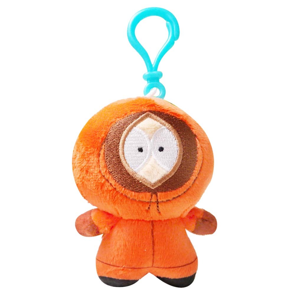 น่ารัก Anime South Park Kenny ตุ๊กตาพวงกุญแจกระเป๋าเป้สะพายหลังคลิปโซ่ Keyholder เด็กตุ๊กตาของเล่นตุ