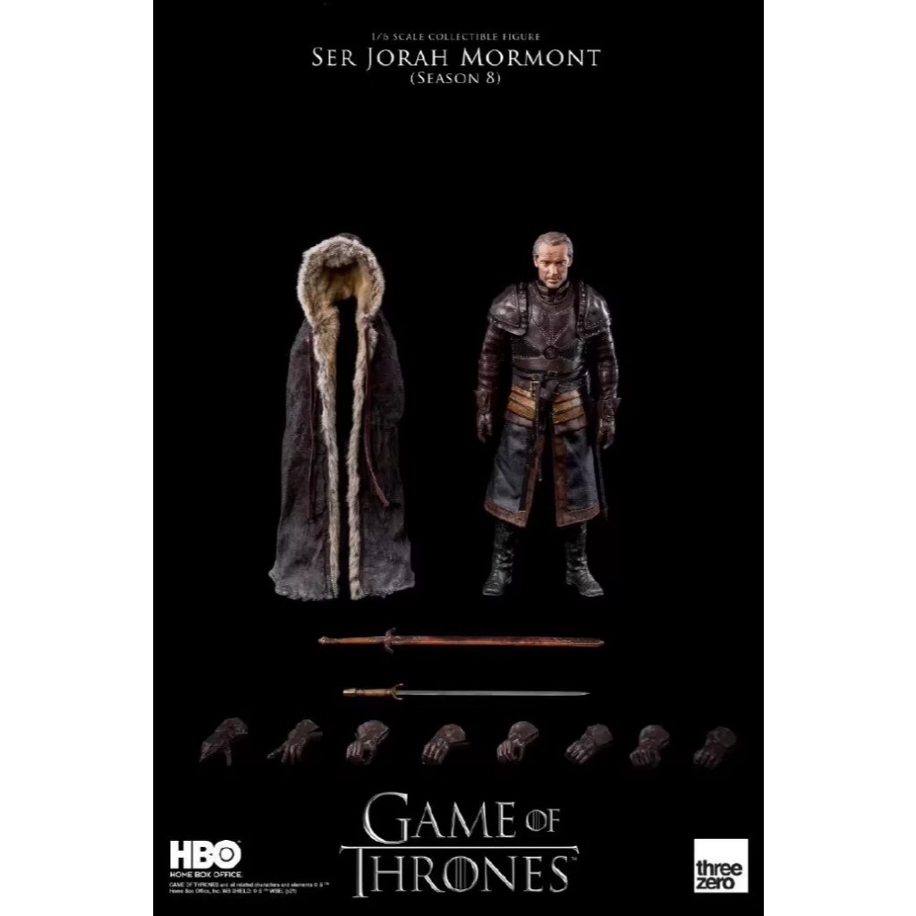3A Threezero 3Z0141 Game of Thrones: Jorah Mormont Season 8 1/6 Action Figure