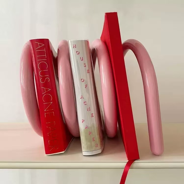 ชั้นเก็บของโลหะแบบเกลียวชั้นวางหนังสือชั้นวางนิตยสารเครื่อ รูปที่ 8