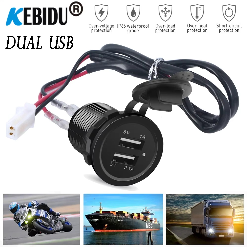Mini Dual USB 12V Car Charger 3.1A Fast Charging 2 พอร์ต USB โทรศัพท์ Fast Charger รถ USB ซ็อกเก็ตอะ