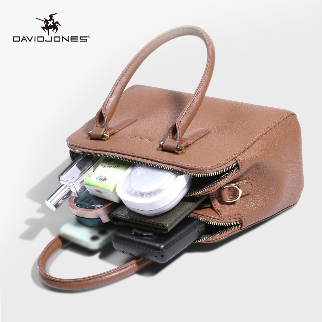 David Jones Paris กระเป๋าแบรนด์เนมกระเป๋าช้อปปิ้ง กระเป๋าทำงานผู้หญิง - รูปที่ 4