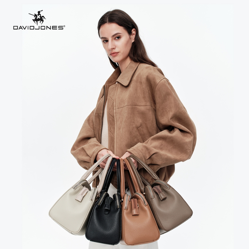 David Jones Paris กระเป๋าแบรนด์เนมกระเป๋าช้อปปิ้ง กระเป๋าทำงานผู้หญิง - รูปที่ 6