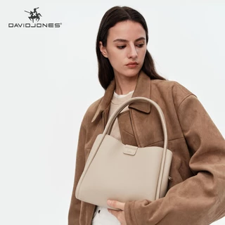 David Jones Paris 2025 Spring Summer New Collection Designer Women Top-Handle Bags หนัง pu female Soft and Supple bag