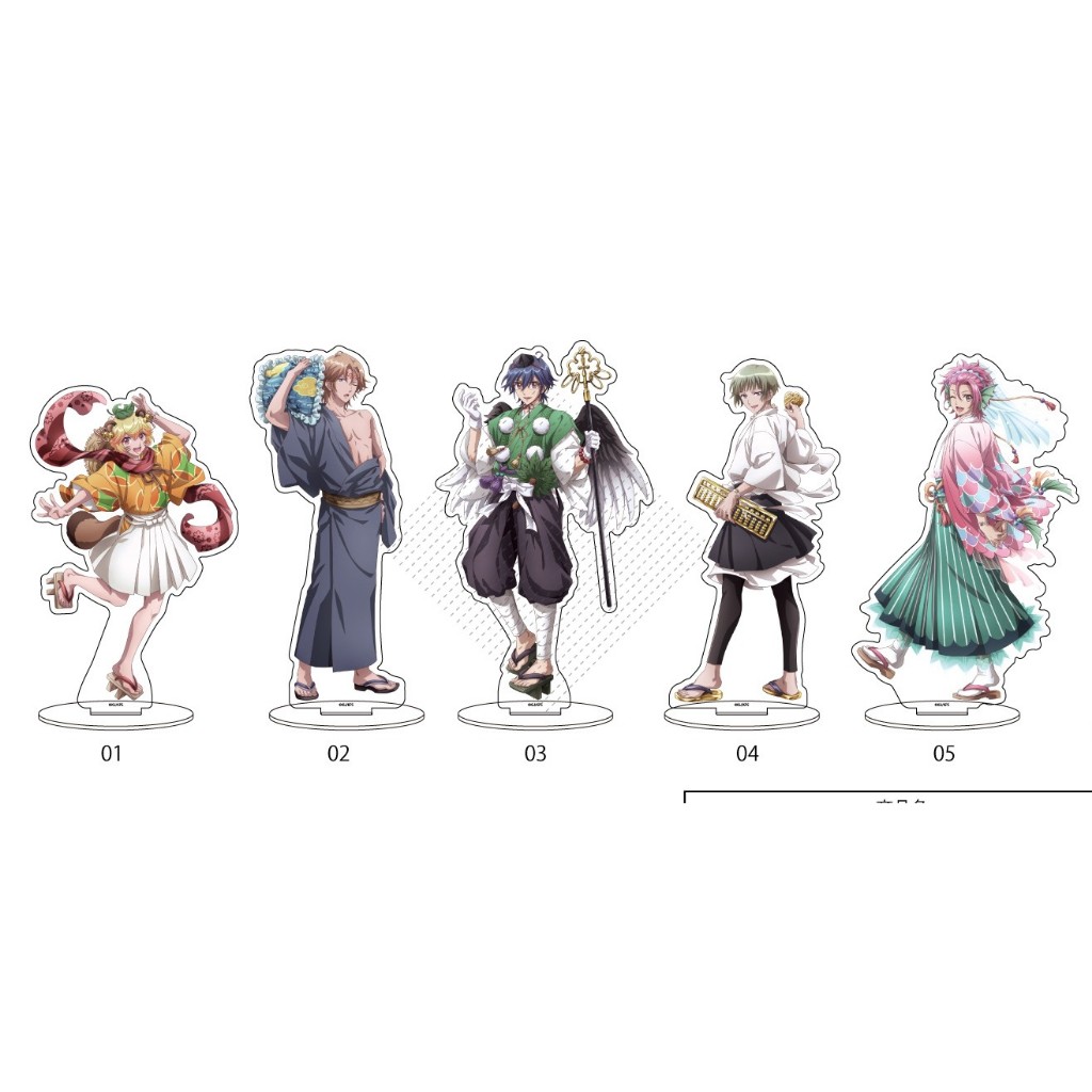 The Male High School Earth Defense Club ขาตั้งอะคริลิค Hakone Yuki Yufuin Enkatsu Anime Merch