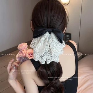 ของประดับผมแบบโบว์และคลิปยึดผมหางม้า