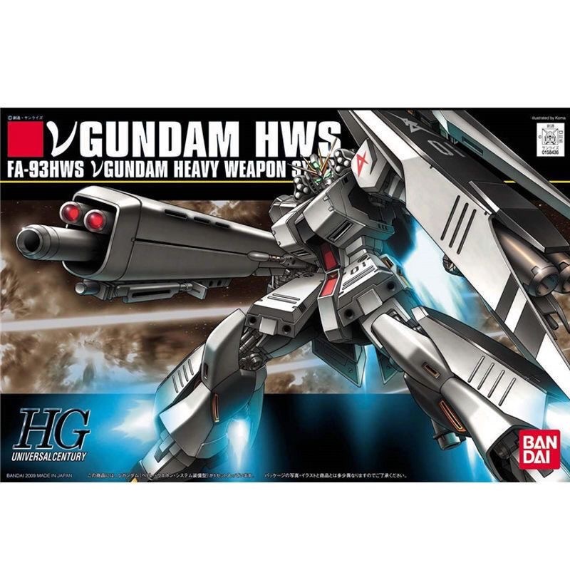 BANDAI HG 1/144 Mobile Suit Gundam HGUC 093 FA-93HWS ν GUNDAM HWS Nu