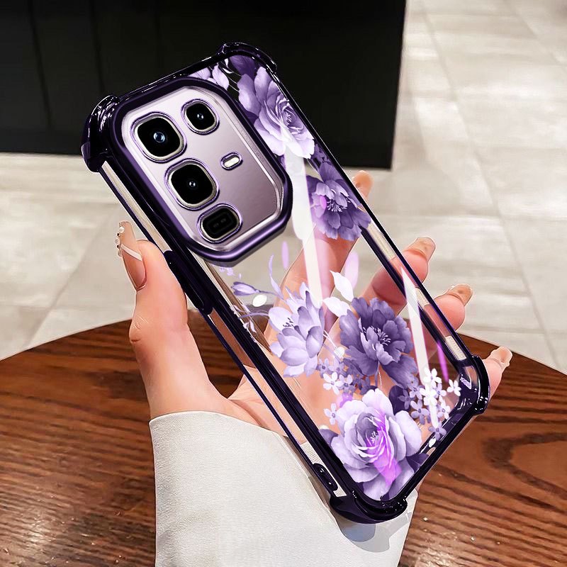 VRQR สําหรับ Infinix Note 50 Pro Plus 4G 5G หมายเหตุ 50 Pro + 5G X6855 X6856 X6858 หมึกล้างดอกไม้ผีเ