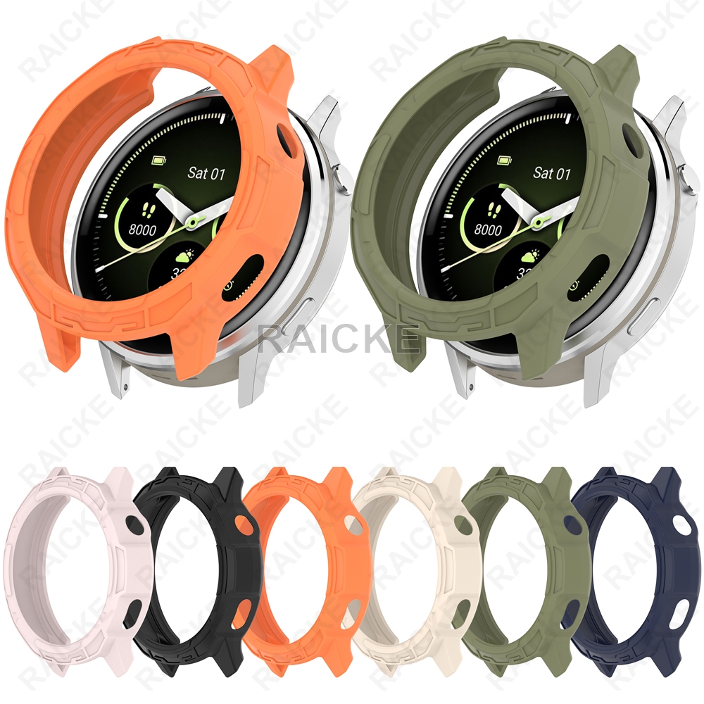 Armor Shell TPU Case Screen Protector Half Cover สําหรับ Garmin Venu 4 45mm 41mm