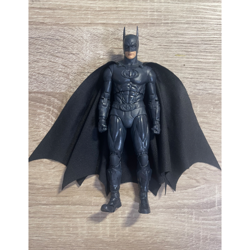 (ไม่มีกล่อง) McFarlane ชุดหกชิ้นของ Batman และ Robin Clooney แอ็คชั่นฟิกเกอร์ Batman และ Robin Cloon