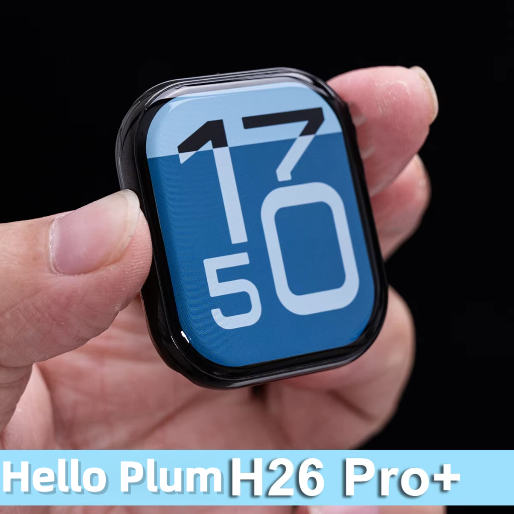 HELLO PLUM H26 Pro Plus สมาร์ทนาฬิกา 46 มม.AMOLED AOD หน้าจอ 1GB Wireless Charger กีฬา Smartwatch สํ