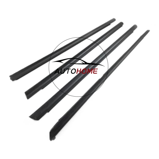 สําหรับ mazda 3 BK 2003-2008 กระจกประตู Moulding ซับยางด้านนอกกระจกรถด้านนอกหน้าต่าง Moulding Weatherstrip ซีล Getah Tingkap
