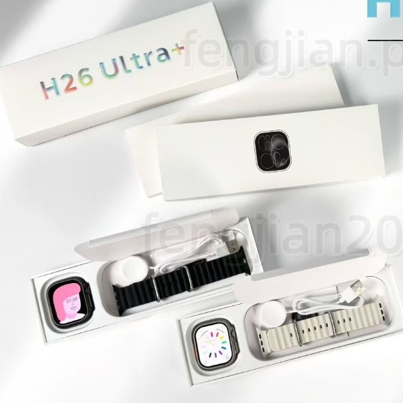 Hello Watch H26 Ultra+Plus Smart Watch AMOLED AOD หน้าจอ 1GB เก็บหน่วยความจําท้องถิ่นอัลบั้มเพลง Sma