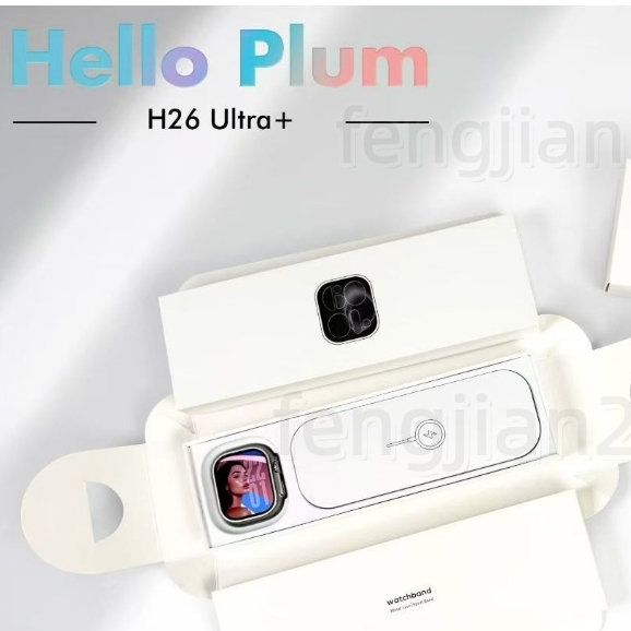 Hello Plum H26 ULTRA+ Smartwatch Hello OS26 ระบบ AMOLED AOD หน้าจอ 1GB หน่วยความจําท้องถิ่นอัลบั้มเพ
