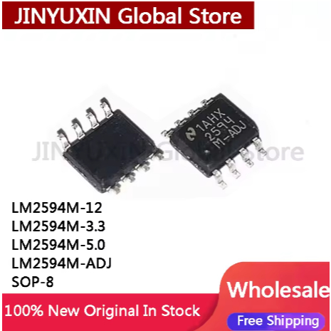 10 ชิ้น LM2594M LM2594M-12 LM2594M-3.3 LM2594M-5.0 LM2594M-ADJ SOP-8 ชิป IC ในสต็อกขายส่ง