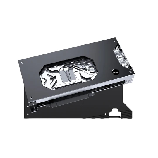 Bykski Armored End Port GPU Waterblock พร้อมแผ่นหลังสําหรับ ASUS PRIME GeForce RTX 5080 16GB (N-AS50