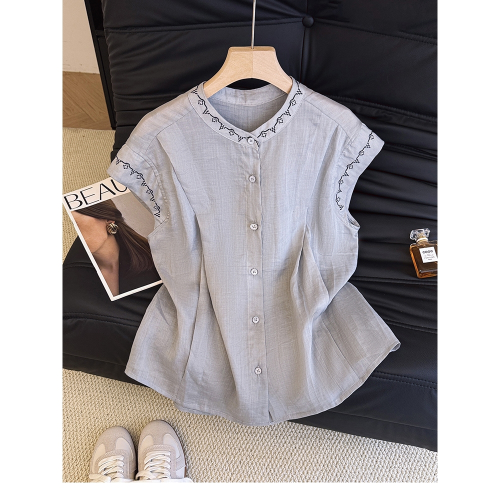 เสื้อแขนกุดสไตล์เกาหลีสำหรับผู้หญิง รูปที่ 3