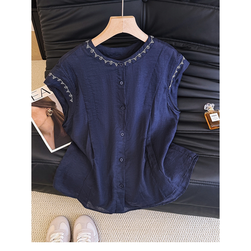 เสื้อแขนกุดสไตล์เกาหลีสำหรับผู้หญิง รูปที่ 4